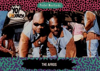 1991 Pro Set Yo! MTV Raps #144 The Afros Front