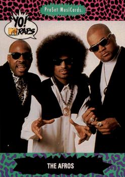 1991 Pro Set Yo! MTV Raps #145 The Afros Front