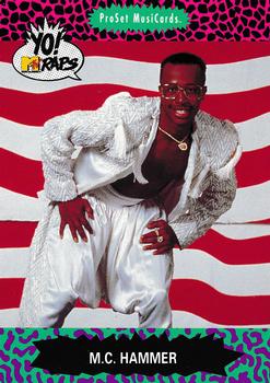 1991 Pro Set Yo! MTV Raps #53 M.C. Hammer Front
