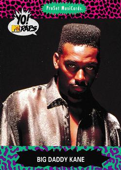 1991 Pro Set Yo! MTV Raps #5 Big Daddy Kane Front