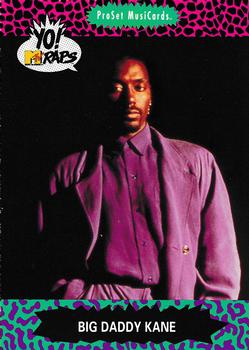 1991 Pro Set Yo! MTV Raps #6 Big Daddy Kane Front