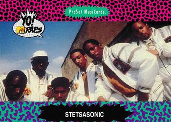 1991 Pro Set Yo! MTV Raps #73 Stetsasonic Front