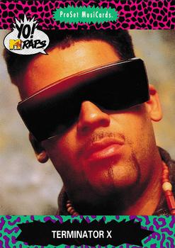 1991 Pro Set Yo! MTV Raps #77 Terminator X Front