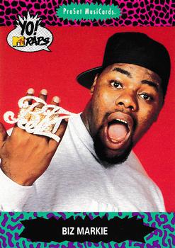 1991 Pro Set Yo! MTV Raps #9 Biz Markie Front