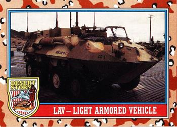 1991 Topps Desert Storm #100 LAV - Light Armored Vehicle Front