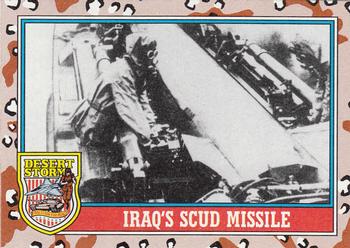 1991 Topps Desert Storm #101 Iraq's SCUD Missile Front