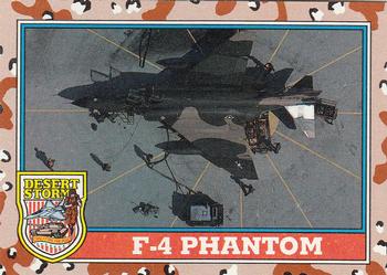 1991 Topps Desert Storm #111 F-4 Phantom Front