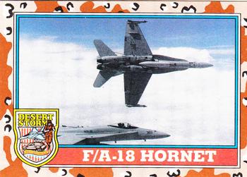 1991 Topps Desert Storm #116 F/A-18 Hornet Front