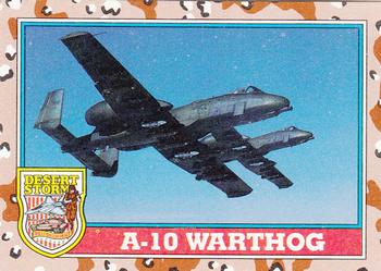 1991 Topps Desert Storm #118 A-10 Warthog Front