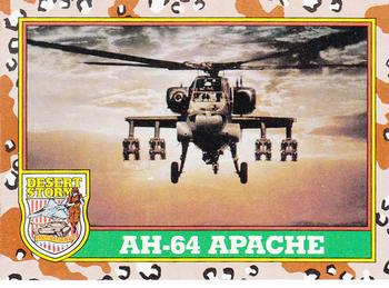 1991 Topps Desert Storm #11 AH-64 Apache Front