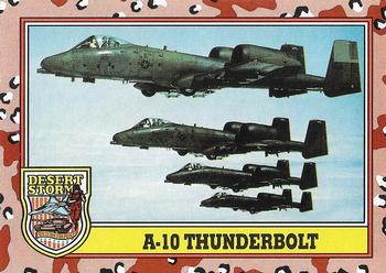 1991 Topps Desert Storm #202 A-10 Thunderbolt Front
