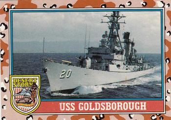 1991 Topps Desert Storm #123 USS Goldsborough Front