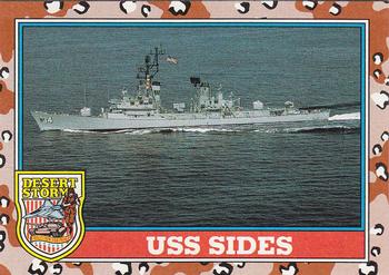 1991 Topps Desert Storm #126 USS Sides Front