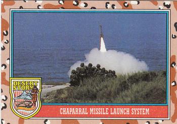 1991 Topps Desert Storm #131 Chaparral Missile Launch System Front