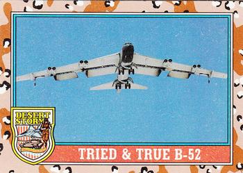 1991 Topps Desert Storm #134 Tried & True B-52 Front