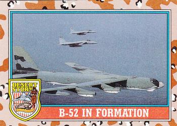 1991 Topps Desert Storm #135 B-52 in Formation Front