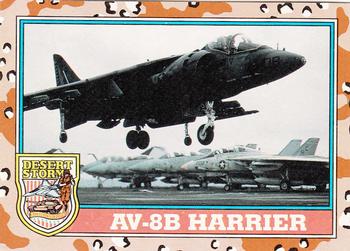 1991 Topps Desert Storm #136 AV-8B Harrier Front