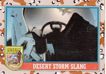 1991 Topps Desert Storm #145 Desert Storm Slang Front