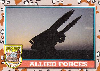 1991 Topps Desert Storm #146 Allied Forces Front