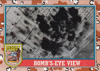 1991 Topps Desert Storm #165 Bomb's-Eye View Front