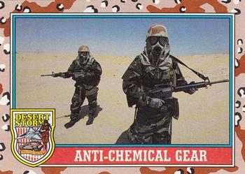 1991 Topps Desert Storm #171 Anti-Chemical Gear Front