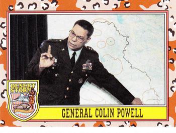 1991 Topps Desert Storm #180 General Colin Powell Front