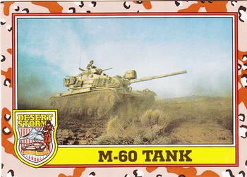 1991 Topps Desert Storm #218 M-60 Tank Front