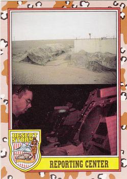 1991 Topps Desert Storm #221 Reporting Center Front