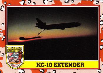 1991 Topps Desert Storm #229 KC-10 Extender Front
