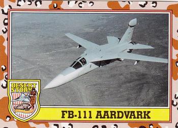 1991 Topps Desert Storm #232 FB-111 Aardvark Front