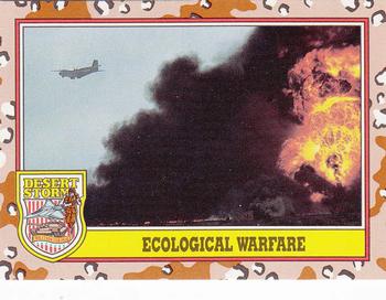 1991 Topps Desert Storm #236 Ecological Warfare Front