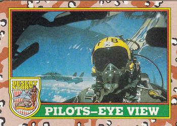 1991 Topps Desert Storm #24 Pilots-Eye View Front