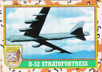 1991 Topps Desert Storm #25 B-52 Stratofortress Front