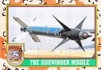 1991 Topps Desert Storm #49 The Sidewinder Missile Front