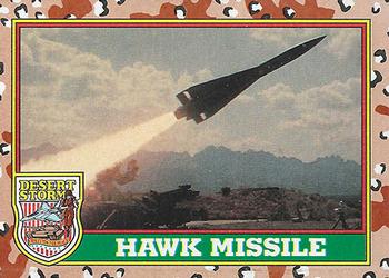 1991 Topps Desert Storm #52 Hawk Missile Front
