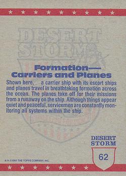 1991 Topps Desert Storm #62 Moving In Back