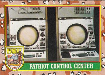1991 Topps Desert Storm #66 Patriot Control Center Front