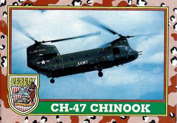 1991 Topps Desert Storm #12 CH-47 Chinook Front