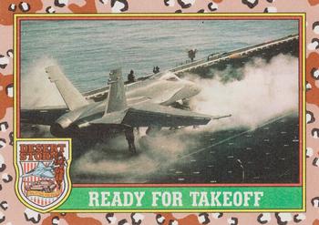 1991 Topps Desert Storm #26 Ready for Takeoff Front