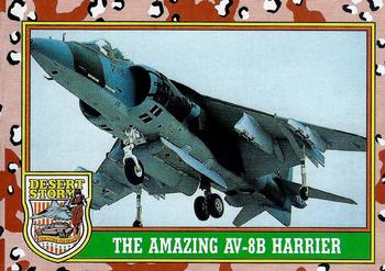 1991 Topps Desert Storm #32 The Amazing AV-8B Harrier Front