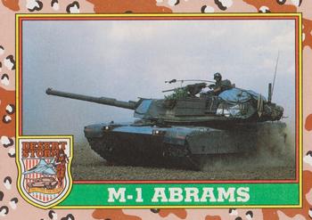 1991 Topps Desert Storm #43 M-1 Abrams Front