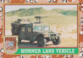 1991 Topps Desert Storm #44 Hummer Land Vehicle Front
