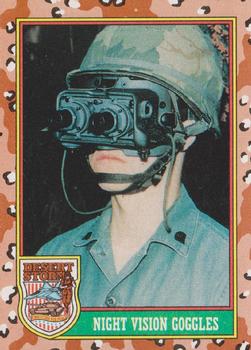 1991 Topps Desert Storm #63 Night Vision Goggles Front