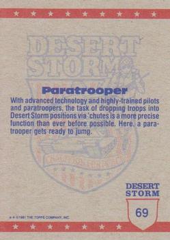 1991 Topps Desert Storm #69 Preparing To Jump Back