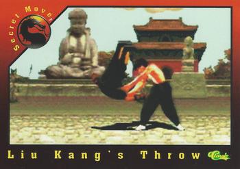 1994 Classic Mortal Kombat Series 1 #70 Liu Kang's Throw Front