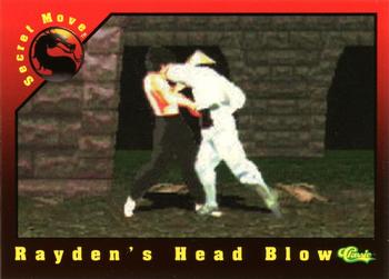 1994 Classic Mortal Kombat Series 1 #80 Rayden's Head Blow Front