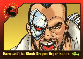 1994 Classic Mortal Kombat Series 1 #94 Kano and the Black Dragon Organization Front