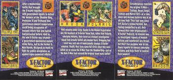 1994 Ultra X-Men #NNO X-Factor Part 1, Part 2, Part 3 (art by Joe Phillips) Back
