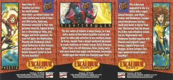1994 Ultra X-Men #NNO Excalibur Part 1, Part 2, Part 2 (art by Joe Phillips) Back