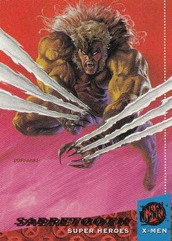1994 Ultra X-Men #15 Sabretooth Front